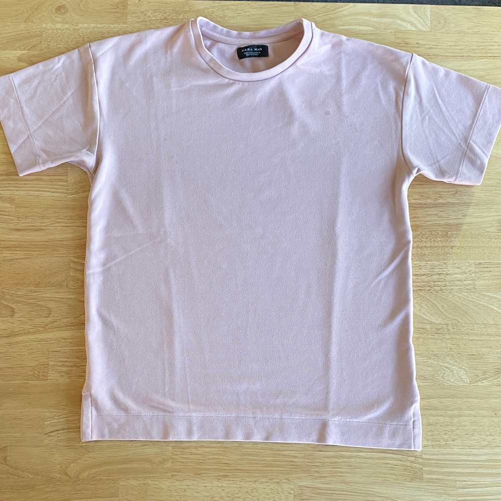 Zara Man Light Pink Shirt
